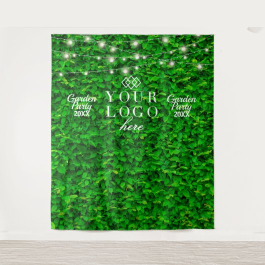 Tenture Fond de scène pour fête avec guirlande lumineuse d (Devant)