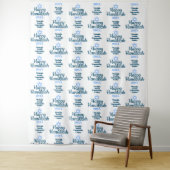 Tenture Fond de scène pour fête de Hanouka photo arrière-p (En situation)