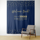 Tenture Fond de scène pour fête de retrouvailles de classe (En situation)