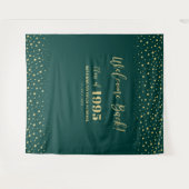 Tenture Fond de scène pour fête de retrouvailles de classe (Devant (Horizontal))