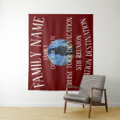 Tenture Fond de scène pour groupe de bateau de croisière e (En situation)