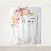 Tenture Fond de scène pour la future Mme pour une fête de  (Devant)