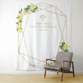 Tenture Fond de scène pour la Sainte Communion aux fruits  (En situation)