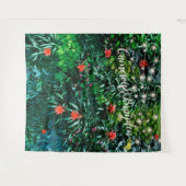 Tenture Fond de scène pour mariage avec lumières et fleurs (Devant (Horizontal))