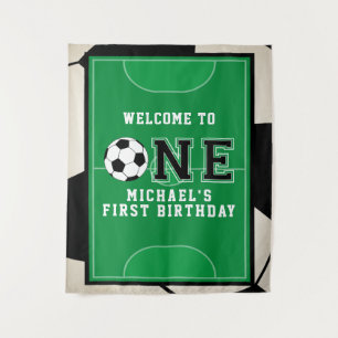 Tenture Fond de scène pour premier anniversaire de footbal