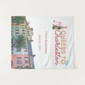 Tenture Fond de scène pour soirée de Bach "Cheers to Charl (Devant (Horizontal))