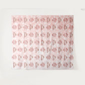 Tenture Fond de scène répétitif rose gold pour Bat Mitzvah (Devant (Horizontal))