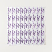 Tenture Fond de selfie pour Joyeux Anniversaire écriture v (Devant (Horizontal))