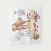 Tenture Fond de shower bébé Oh Cerf (Devant)