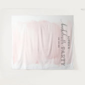 Tenture Fond de stand de fête de Bachelorette rose (Devant (Horizontal))