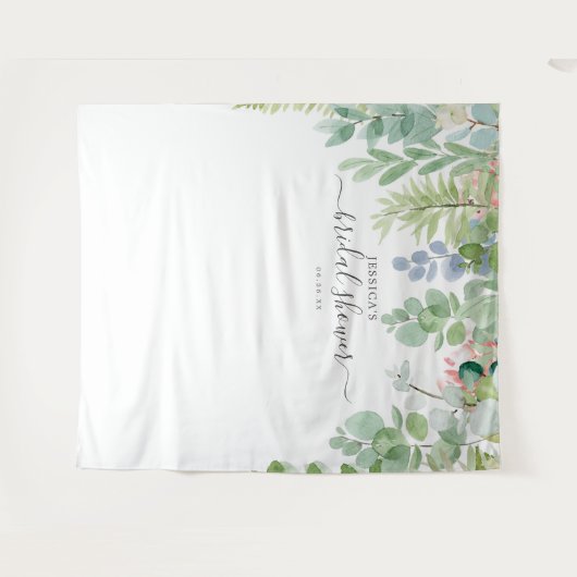 Tenture Fond de stand de mariage avec verdure douce pour p (Devant (Horizontal))