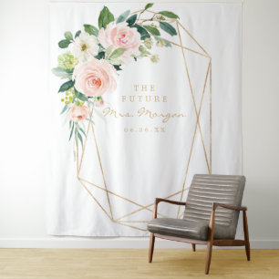 Tenture Fond de stand de mariage de la future Mme Gold Pho
