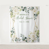 Tenture Fond de stand photo chic pour la fête de mariage W (Devant)