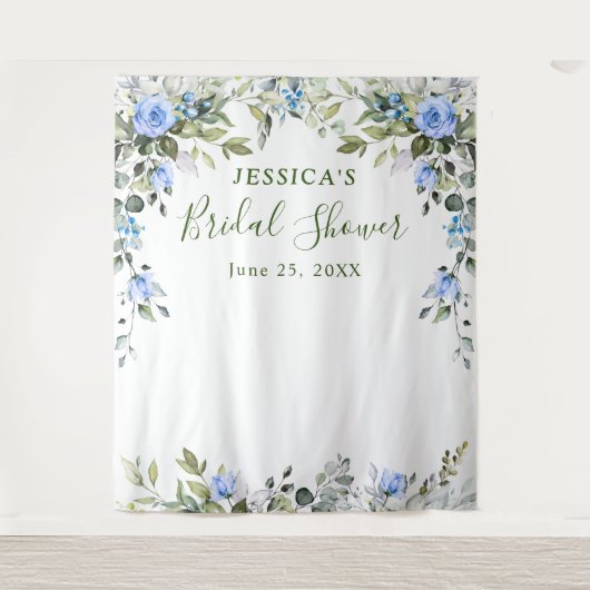 Tenture Fond de stand photo chic pour shower de mariage Eu (Devant)