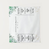 Tenture Fond de stand photo de feuilles de verdure élégant (Devant)