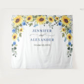 Tenture Fond de stand photo de mariage Eucalyptus élégant (Devant (Horizontal))