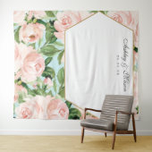 Tenture Fond de stand photo de mariage Shabby Chic (En situation (horizontale))