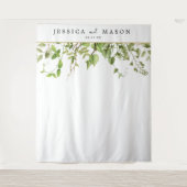 Tenture Fond de stand photo de verdure boisée (Devant)