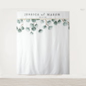 Tenture Fond de stand photo de verdure d'eucalyptus (Devant)