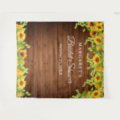 Tenture Fond de stand photo en bois rustique avec tourneso (Devant (Horizontal))