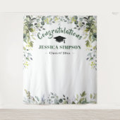 Tenture Fond de stand photo moderne à l'aquarelle d'eucaly (Devant)