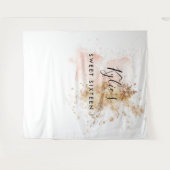 Tenture Fond de stand photo pour 16 ans Anniversaire Sweet (Devant (Horizontal))