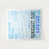 Tenture Fond de stand photo pour Bar Mitzvah avec graffiti (Devant (Horizontal))