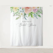 Tenture Fond de stand photo pour la fête de mariage Floral (Devant)