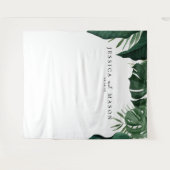 Tenture Fond de stand photo tropical Monstera (Devant (Horizontal))
