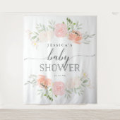 Tenture Fond de stand pour Baby Shower Pastel Blush Photo  (Devant)