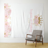 Tenture Fond de stand pour photobooth d'anniversaire de la (En situation (horizontale))