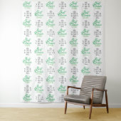 Tenture Fond de step and repeat classique de golf (En situation)