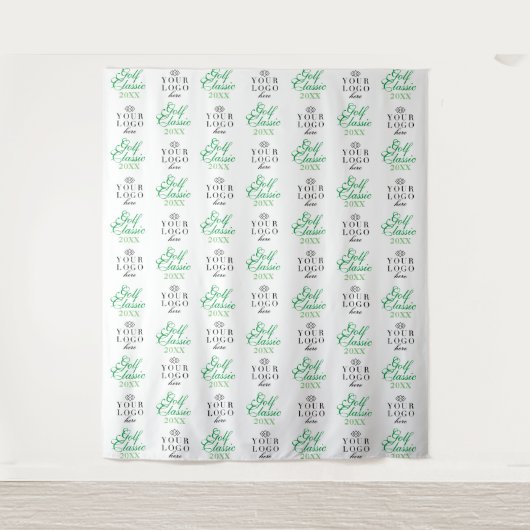 Tenture Fond de step and repeat classique de golf (Devant)