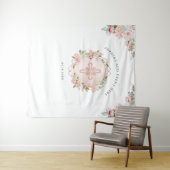 Tenture Fond de studio photo or rose doré, religieux (En situation (horizontale))