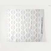 Tenture Fond de studio photo personnalisé avec logo de soc (Devant (Horizontal))