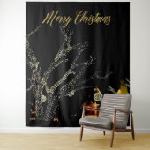 Tenture Fond de studio pour photomaton avec des guirlandes (En situation)