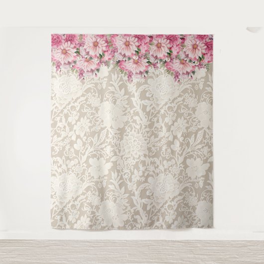 Tenture Fond de style dentelle (Devant)