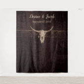 Tenture Fond de texture de crâne de taureau rustique de st (Devant)