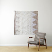 Tenture Fond de texture de dentelle délicate (En situation (horizontale))