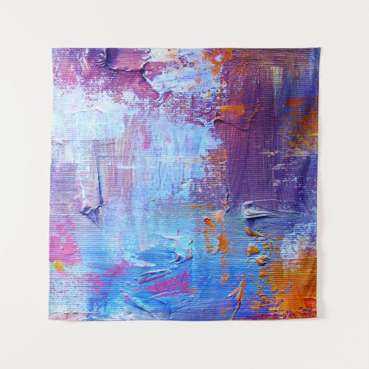 Tenture Fond de texture de toile : Huile Abstraite (Devant)