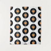 Tenture Fond de thème Rock & Roll amusant pour fête d'anni (Devant)