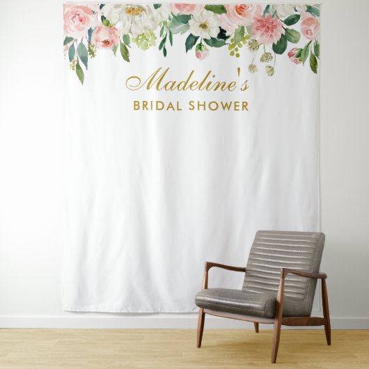 Tenture Fond de toile de douche de mariage | Accessoire de (En situation)