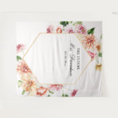 Tenture Fond de toile de fête prénuptiale Future Mrs Blush (Devant (Horizontal))