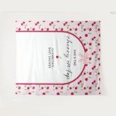 Tenture Fond de toile de fond avec noeud papillon Coquette (Devant (Horizontal))