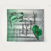 Tenture Fond de toile de fond d'anniversaire Boots on the  (Devant (Horizontal))