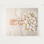 Tenture Fond de toile de fond de douche virtuelle neutre a (Devant (Horizontal))