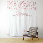 Tenture Fond de toile de fond de fête de mariage Rose Gold (En situation)