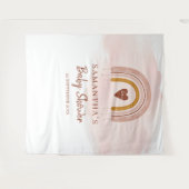 Tenture Fond de toile de fond de fête pour bébé arc-en-cie (Devant (Horizontal))