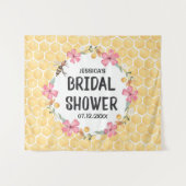 Tenture Fond de toile de fond de mariage abeille future ma (Devant (Horizontal))
