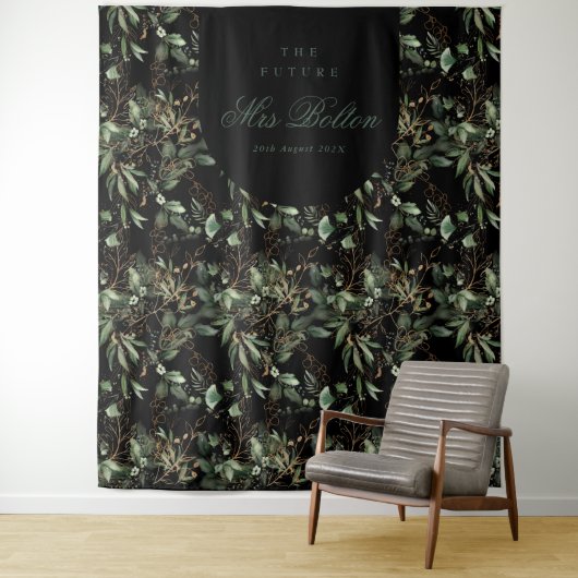 Tenture Fond de toile de fond de mariage bohème à l'eucaly (En situation)